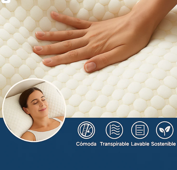 Almohada Ortopédica 3D - Suavidad y Confort