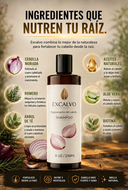 SHAMPOO CRECIMIENTO NATURAL EX CALVO