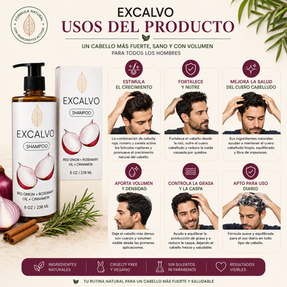 SHAMPOO CRECIMIENTO NATURAL EX CALVO