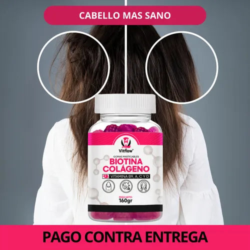 GOMITAS  BIOTINA MAS COLAGENO